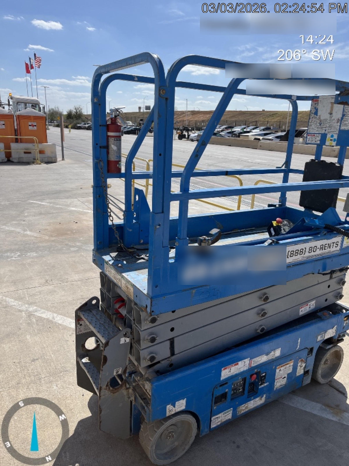 2019 Genie GS-1930 Fixed rails with chain Entry