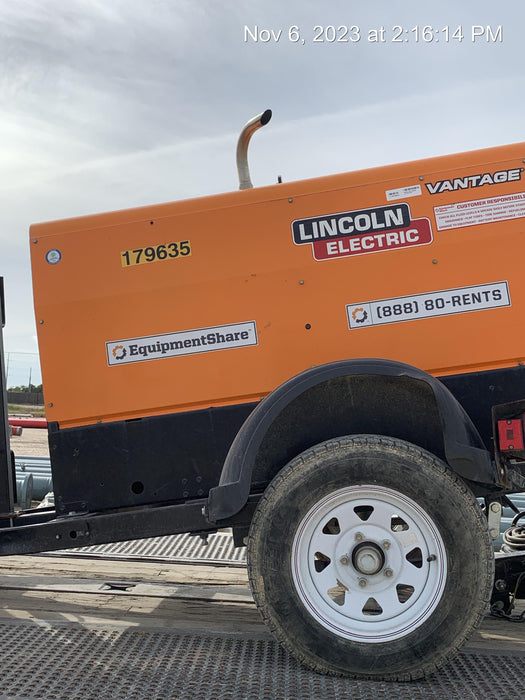 2022 Lincoln Electric LE400 Kubota V1505, Trlr, Cable Rack, Light Kit, ES Decals, T3