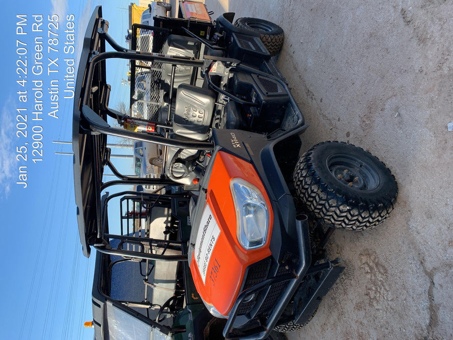 2019 Kubota RTV-X1140 4wd Utility Cart, LED Strobe, Windshield Tempered Glass, Plastic Canopy, Wire Harness Kit, Backup Alarm