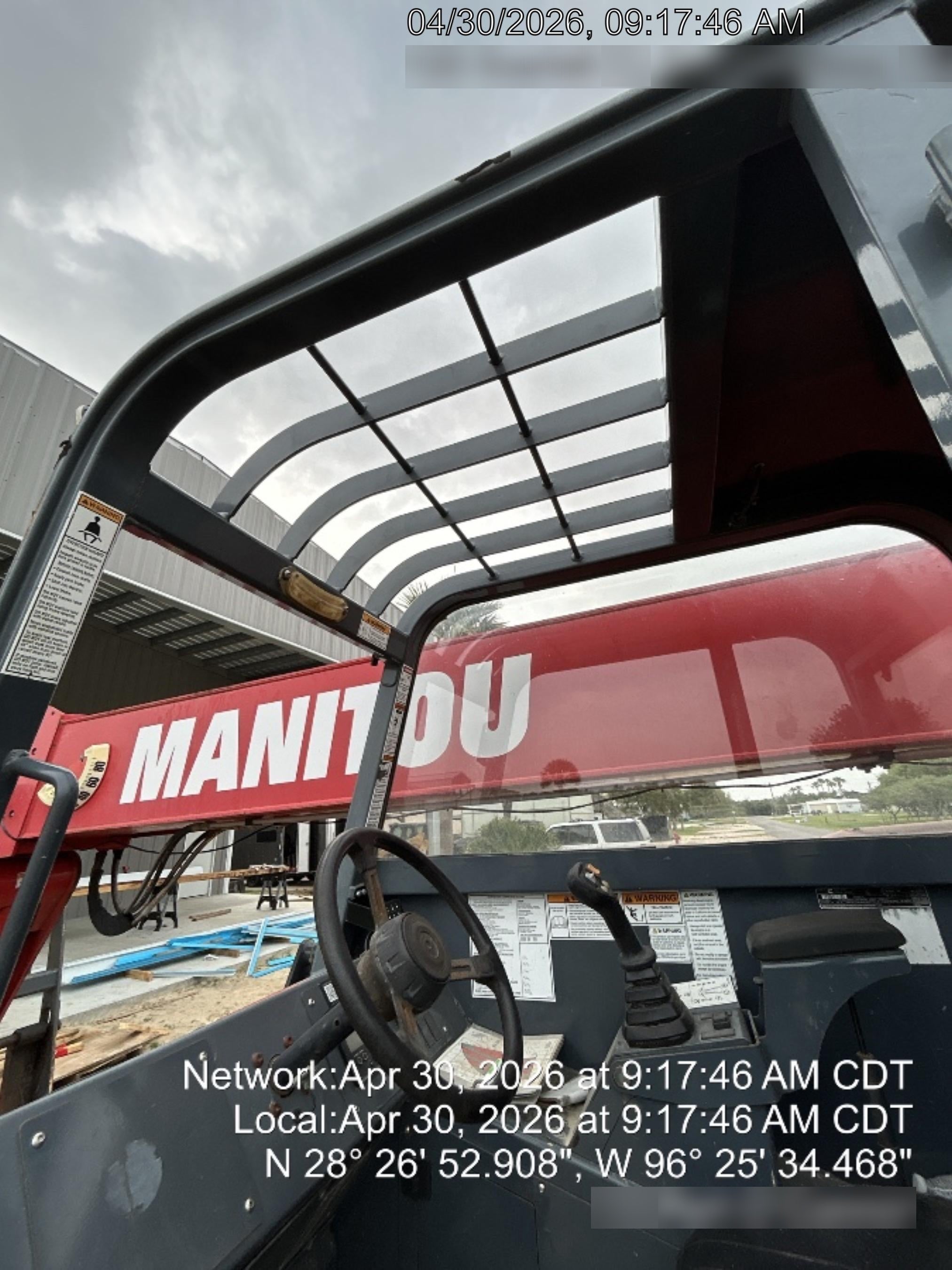 2019 Manitou MTA8044 Manitou MTA 8044 - 74 HP T4, Canopy, Worklights/Strobe, Beacon, 66" Carriage, 48" Forks, Solid Tires, Lift Hook, Aux Hydraulics