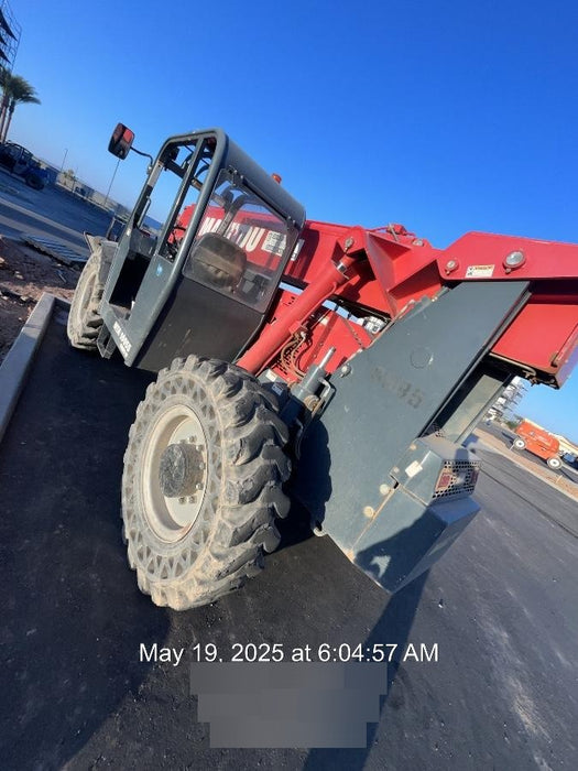 2018 Manitou MTA10055 Manitou MTA 10055 w/Open ROPS, Work Lights/Strobe, Aux Hyd, Solid Tires, Lift Hook, 66" Carriage, 60" Forks