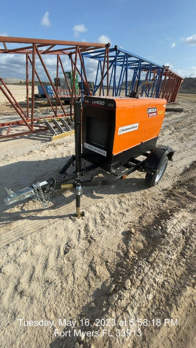 2022 Lincoln Electric LE400 Kubota V1505, Trlr, Cable Rack, Light Kit, ES Decals, T3