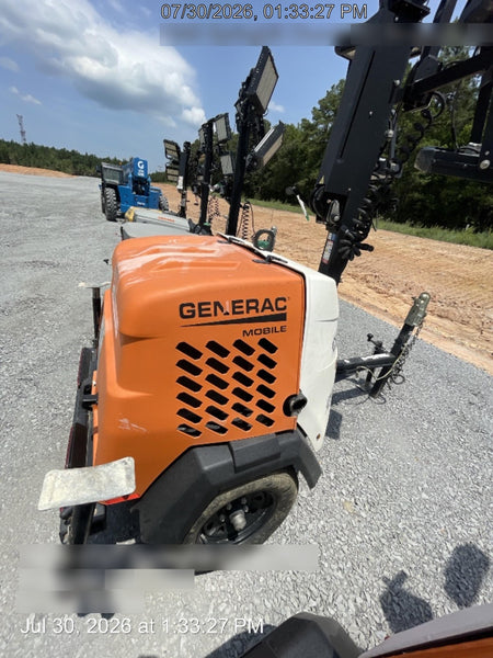 2023 Generac MLT2 Diesel, Flex Switch 120V Input, Powerzone Controller, (4) 320W LED Lights, 4kW Generator, 39.9 Gal Fuel Tank, 2" Ball, T3