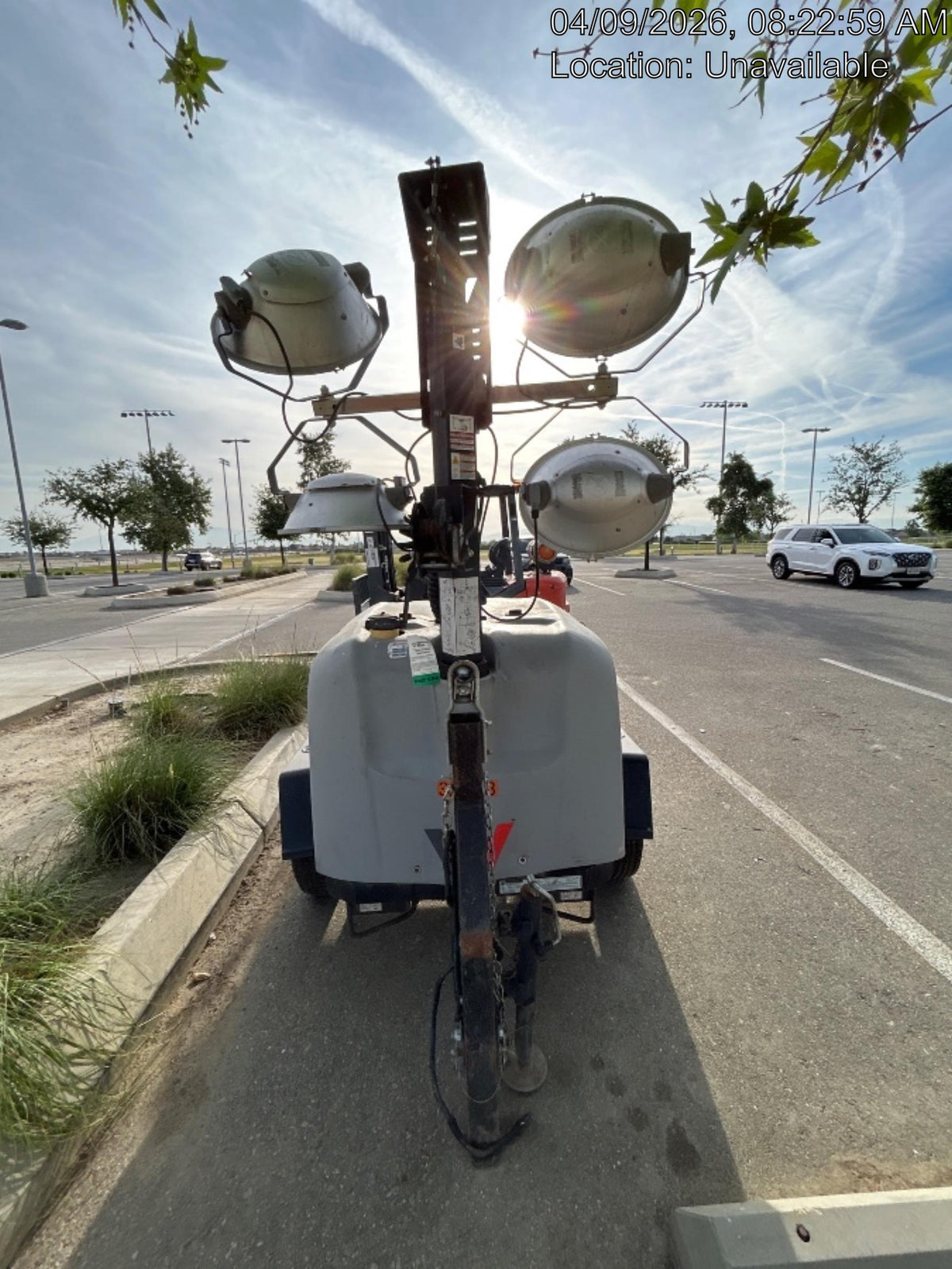 2019 Wacker Neuson LTV6L-MH Wacker Neuson LTV6L Mobile Light Tower w/Fuel Level Sensor Installed