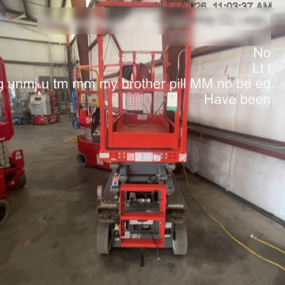 2024 Skyjack SJ3219 Electric Drive, Sld NM Tires, DBcns, RFRails, Power to Platform, T3 + Access Control