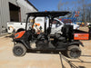 2022 Kubota RTV-X1140W-H Plastic Canopy, Windshield Acrylic Clear, LED Strobe Light, Wire Harness Kit, Back up Alarm