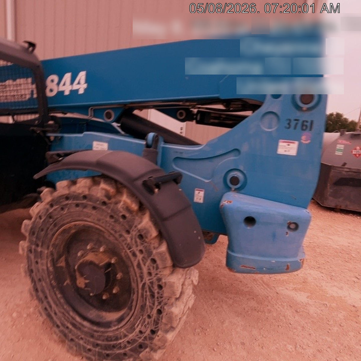 2017 Genie GTH-844 Genie GTH 844, Solid Tires, 60" carriage, Open ROPS