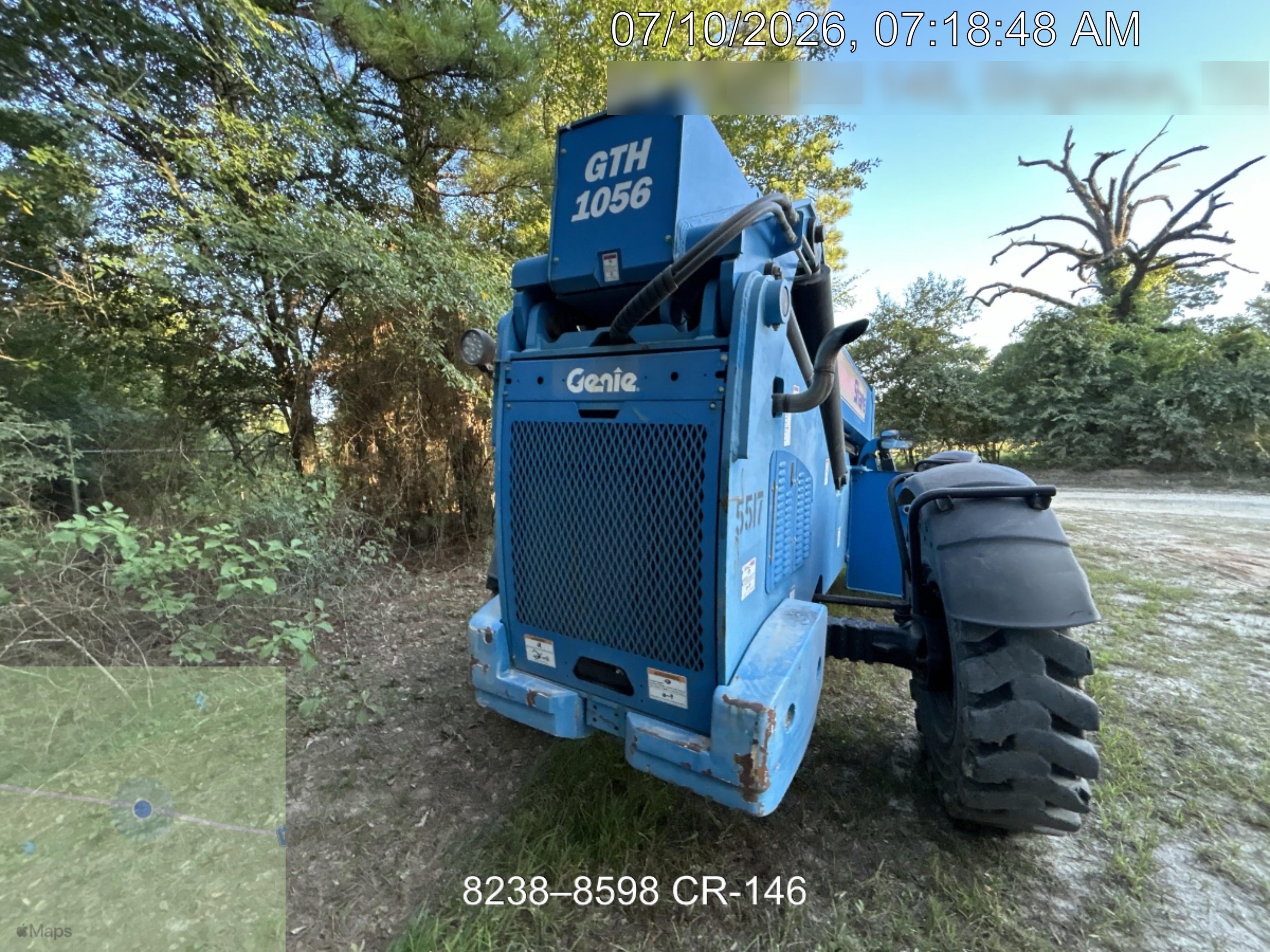 2017 Genie GTH-1056 Genie GTH1056, Solid Tires, 60" carriage, Open ROPS
