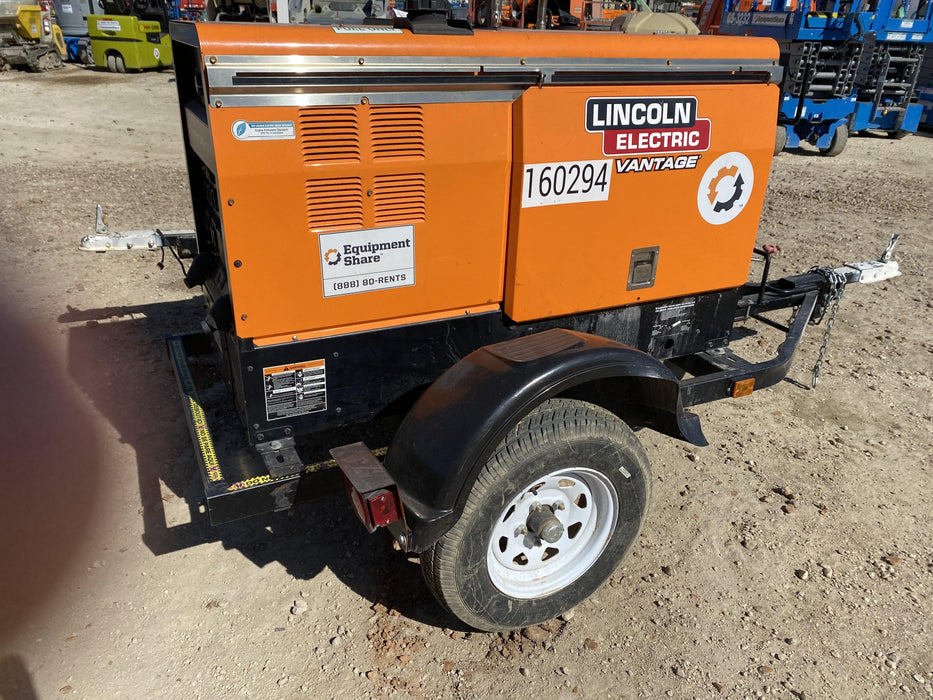 2021 Lincoln Electric Vantage 322 Vantage 322 Ready Pak 3 w/ Decals, ORANGE (includes trailer, cable rack, fender light kit) NO Telematics