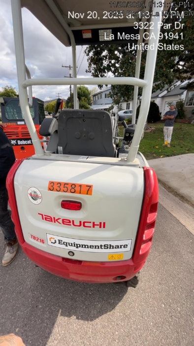 2023 TAKEUCHI TB216R