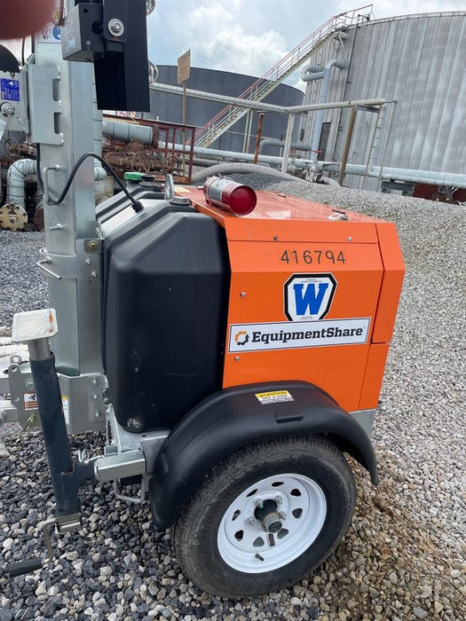 2024 Wanco WLTT-4MM4K Diesel, Deep Sea Controller, Shore Power Plug, Auto Start, (4) 350W LED Floodlights, 4kW Generator, 60 Gal Fuel Tank, 2" Ball, T3