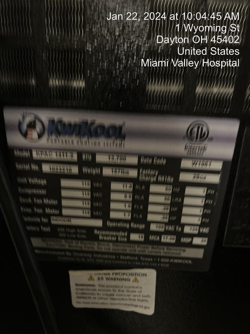 2022 KWIKOOL KPAC1411-2