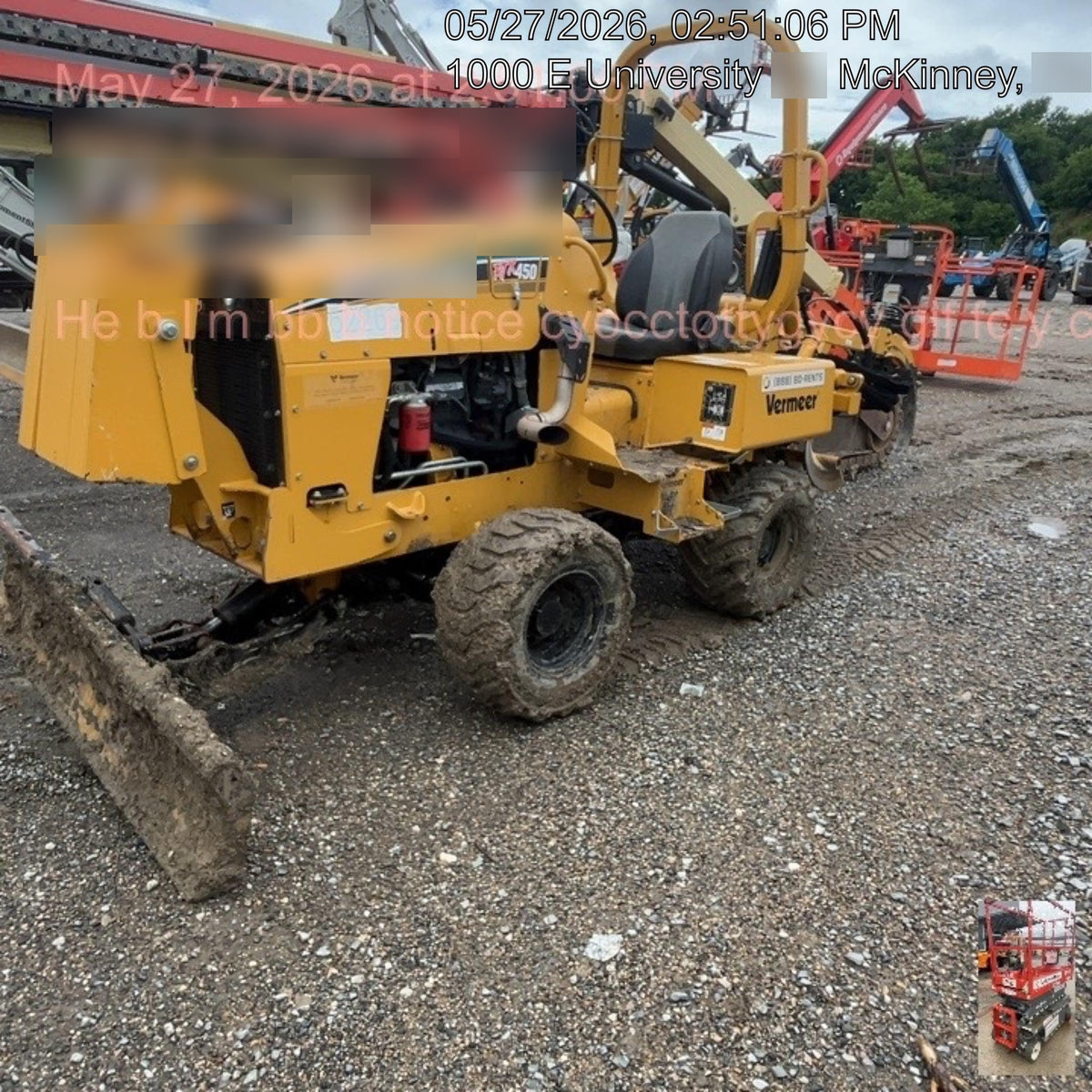 2019 VERMEER RTX450