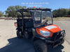 2022 Kubota RTV-X1140W-H Plastic Canopy, Windshield Acrylic Clear, LED Strobe Light, Wire Harness Kit, Back up Alarm