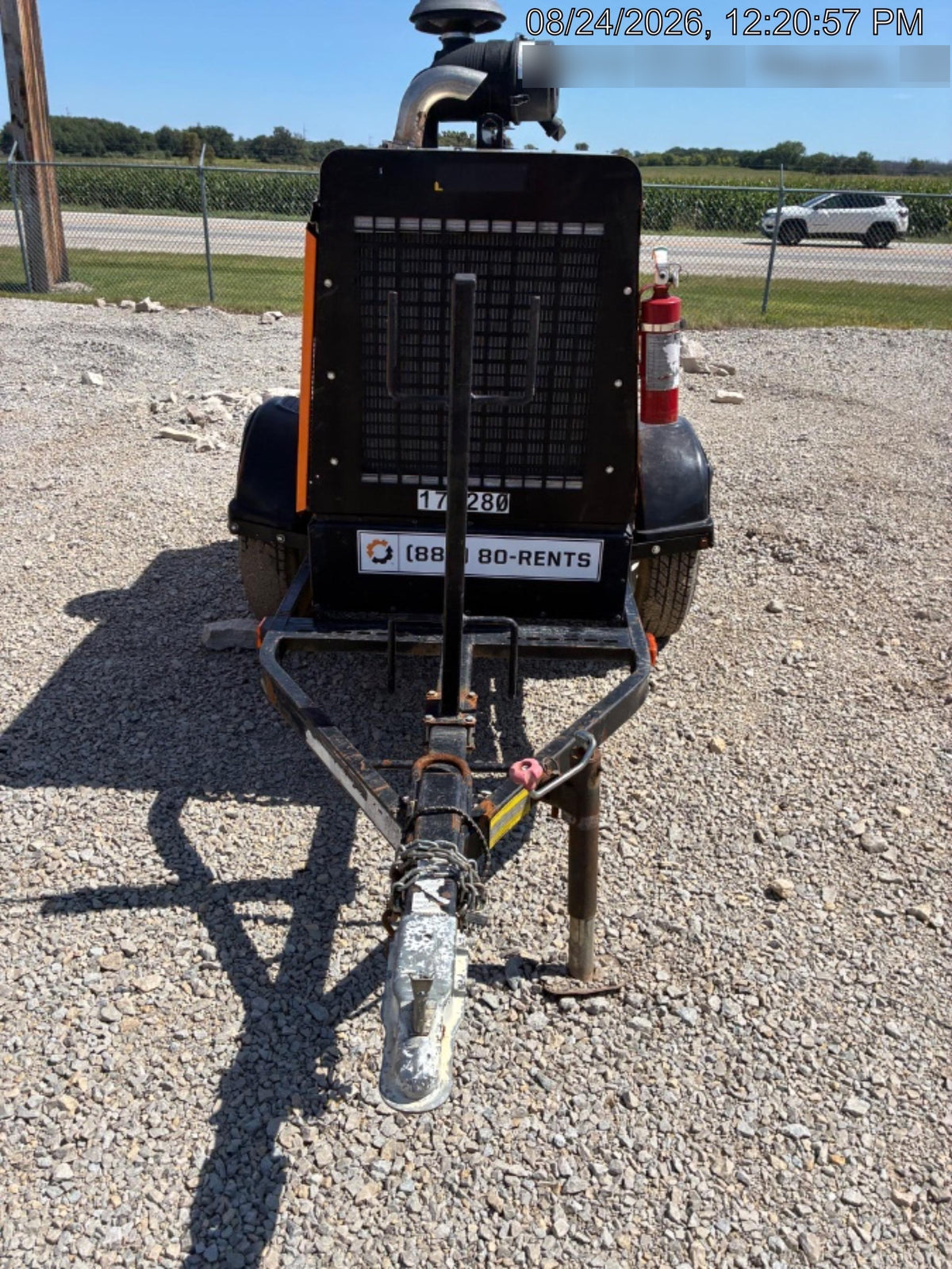 2021 Lincoln Electric Vantage 549X Ready Pak 3, ORANGE (includes trailer, cable rack, fender light kit)