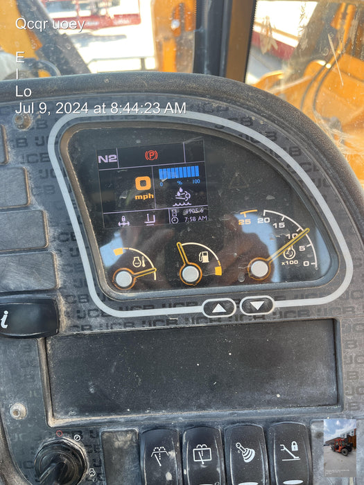 2019 JCB 512-56 109 HP w/CAB/HVAC, Beacon, Aux Hydraulics, Worklights, Solid Tires