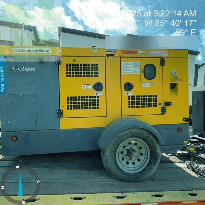 2020 ATLAS COPCO PAS 150 HF CS Enclosed