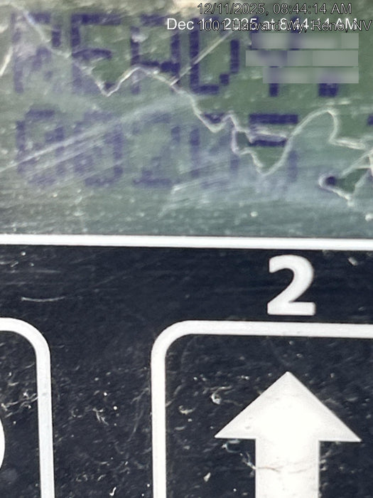 2019 Genie GS-2646 folding rails with full height swing gate