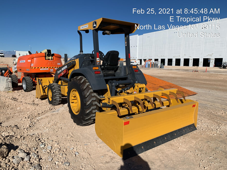 2020 John Deere 210LEP Canopy, 4WD, Second rear hydraulic cylinder, Light Package, Wheel weights