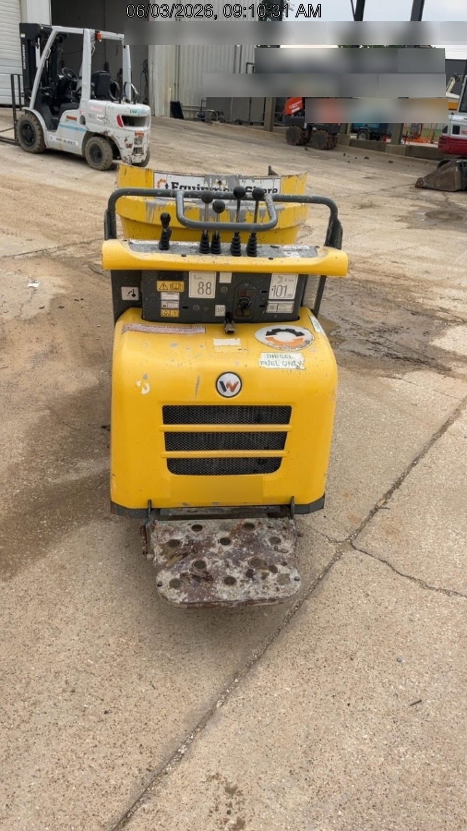 2019 WACKER NEUSON DT10