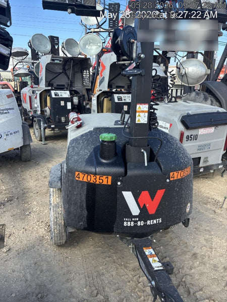 2024 Wacker Neuson LTT4 Diesel, Kohler KDW702, Deep Sea Controller, Auto Start, LED 320W, Bypass Outlet, T3