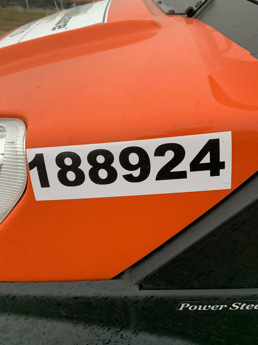 Kubota RTV-X1140W-H Plastic Canopy, Windshield Acrylic Clear, LED Strobe Light, Wire Harness Kit, Back up Alarm