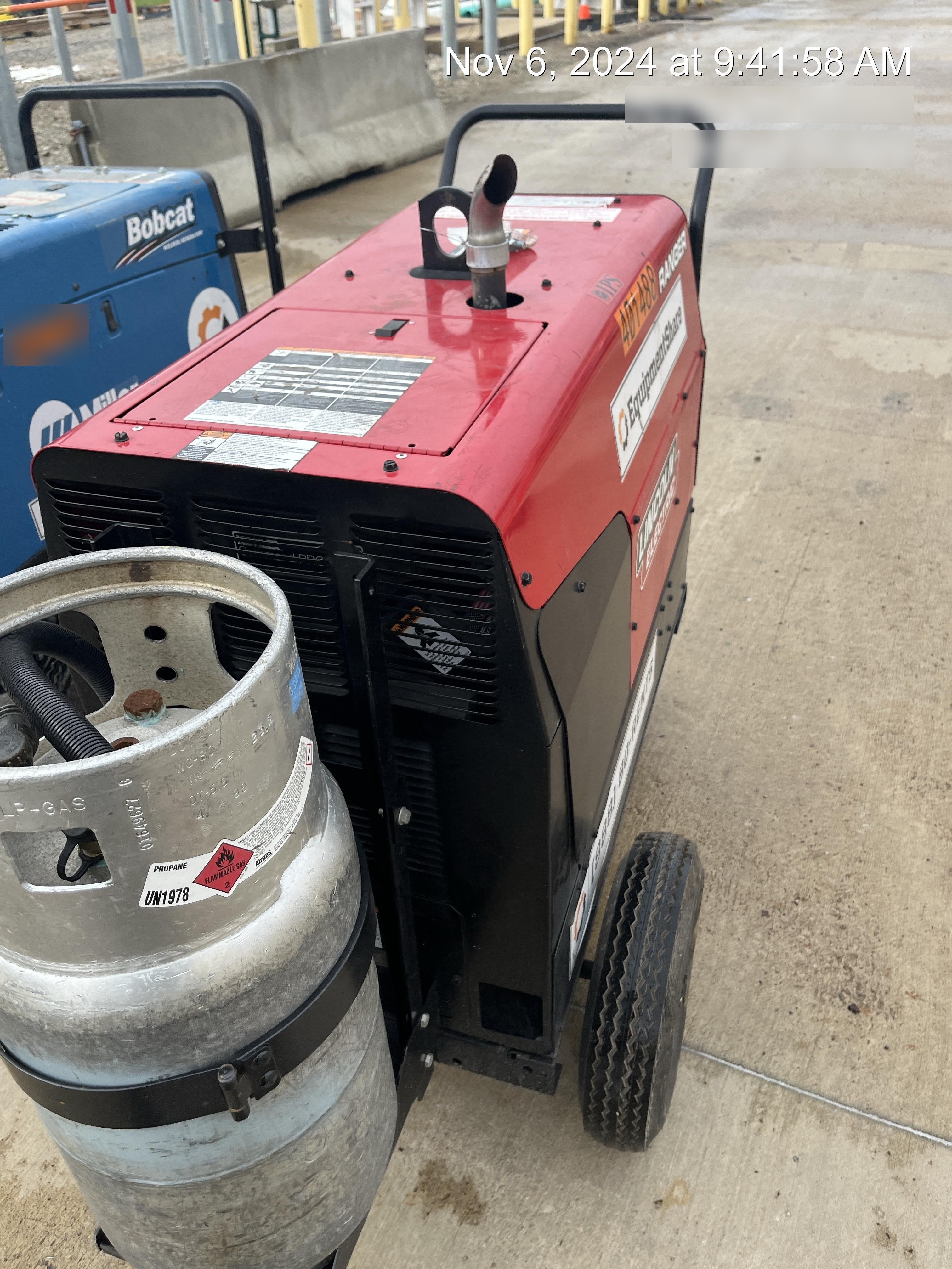 2024 Lincoln Electric Ranger 305 LPG Ranger 305 LPG, Undercarriage, Tank Holder & Strap, 10kw AC Gen, 25hp Kohler LPG Eng