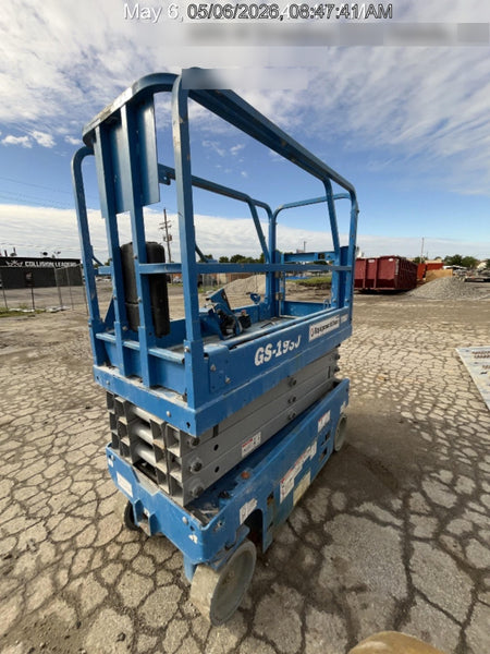 2020 Genie GS-1930 Solid Non Marking Tires, Beacon, Folding rails with half height swing gate