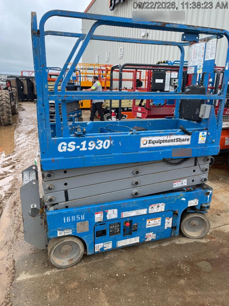 2018 Genie GS-1930 Genie GS-1930 Scissor Lift w/Standard Options