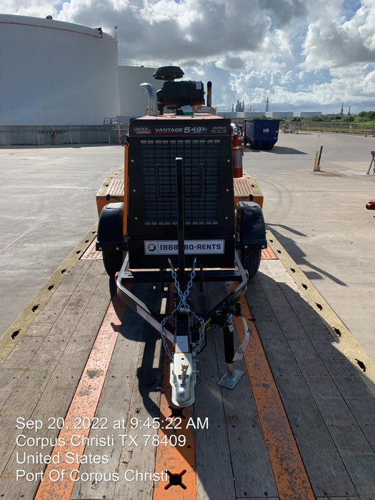 2022 Lincoln Electric Vantage 549X Crosslink Technology, Trailer Mounted