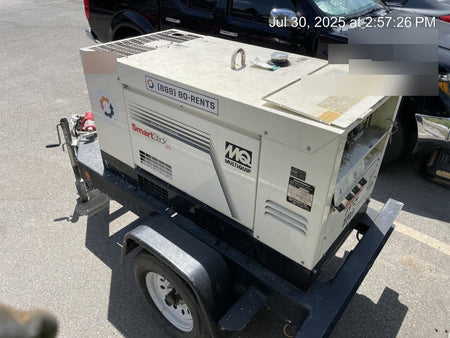 2020 Multiquip DLW400ESA4 400 amp Welder, 14kW, 120/240V, T4F Kubota, Trailer