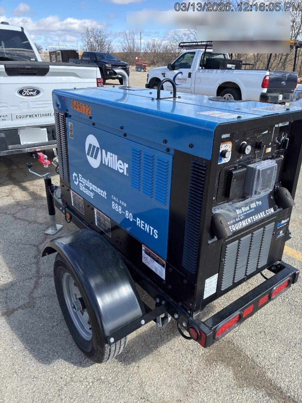 2026 MILLER ELECTRIC BIG BLUE 400