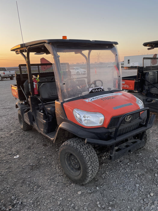 2021 Kubota RTV-X1140W-H Plastic Canopy, Windshield Acrylic Clear, LED Strobe Light, Wire Harness Kit, Back up Alarm
