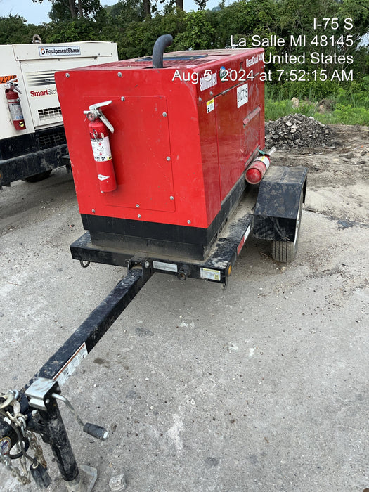 2022 Shindaiwa DGW400MDL Kubota D902 Engine, 23 HP, Dual Op Welder, Wire, Arc, Droop Stick, Tig, and CC Stick Functionality, Simulphase, 3 Phase and 1 Phase Gen Output, Single Axle NB Trlr, Slr Trckl Chrg 12V 12W, Fire Ext