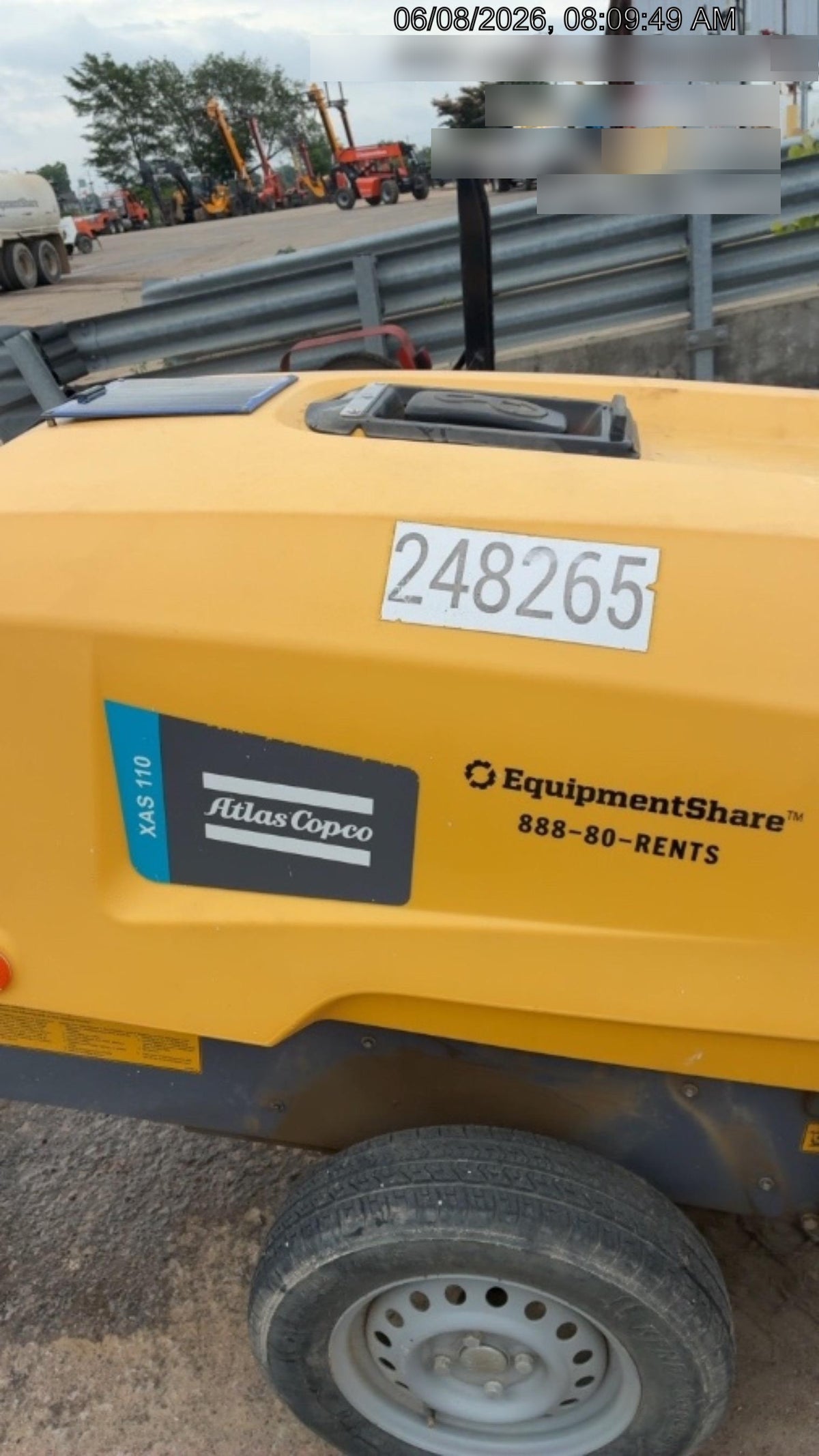 2022 ATLAS COPCO XAS 110