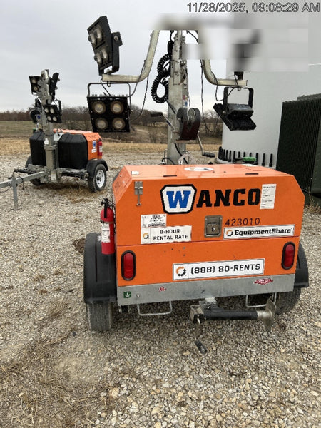 2024 Wanco WLTT-4MM4K Diesel, Deep Sea Controller, Shore Power Plug, Auto Start, (4) 350W LED Floodlights, 4kW Generator, 60 Gal Fuel Tank, 2" Ball, T3