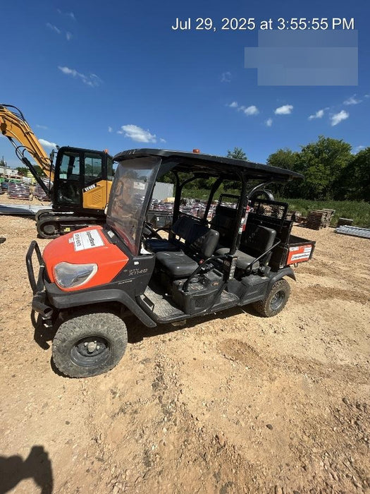 2022 Kubota RTV-X1140W-H Plastic Canopy, Windshield Acrylic Clear, LED Strobe Light, Wire Harness Kit, Back up Alarm