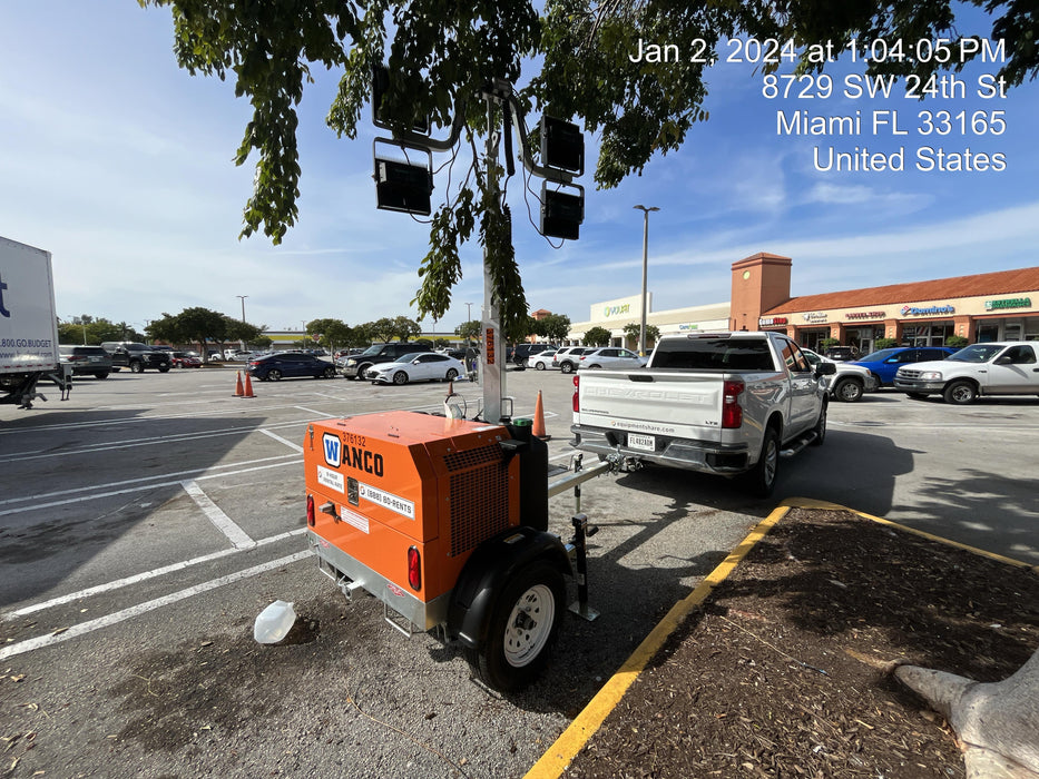 2023 Wanco WLTT-4MM4K Diesel, Deep Sea Controller, Shore Power Plug, Auto Start, (4) 350W LED Floodlights, 4kW Generator, 60 Gal Fuel Tank, 2" Ball, T3