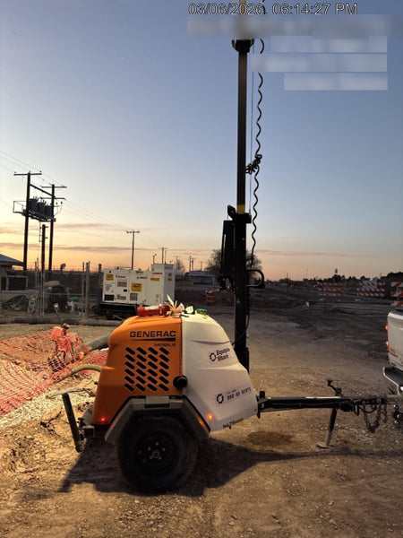 2024 Generac MLT2 Diesel, Flex Switch 120V Input, Powerzone Controller, 
(4) 320W LED Lights, 4kW Generator, 39.9 Gal Fuel Tank, 2" Ball, T3