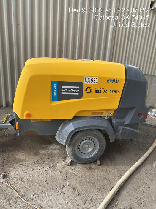2021 ATLAS COPCO E-AIR H450