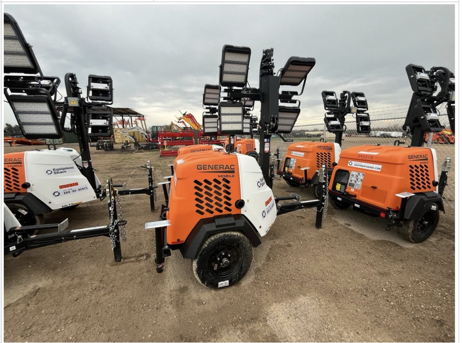 2024 Generac MLT2 Diesel, Flex Switch 120V Input, Powerzone Controller, 
(4) 320W LED Lights, 4kW Generator, 39.9 Gal Fuel Tank, 2" Ball, T3