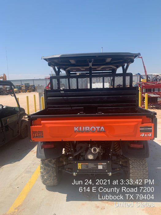 Kubota RTV-X1140W-H Canopy, 4-Seater, Diesel, Windshield Acrylic Clear, LED Strobe, Backup Alarm
