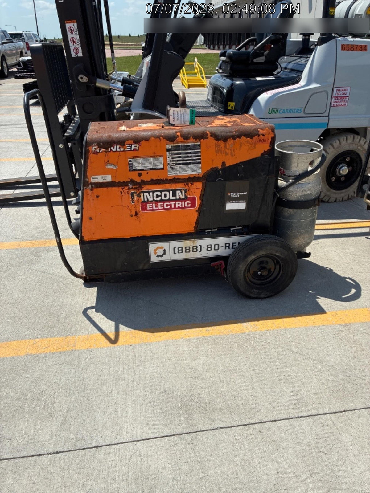 2020 Lincoln Electric Ranger 305 LPG Engine Driven Welder (Kohler®) One-Pak