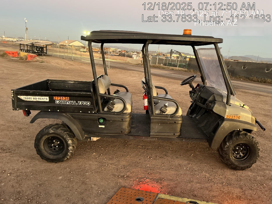 2023 Club Car CA1700D Canopy, Diesel, 4 Passenger