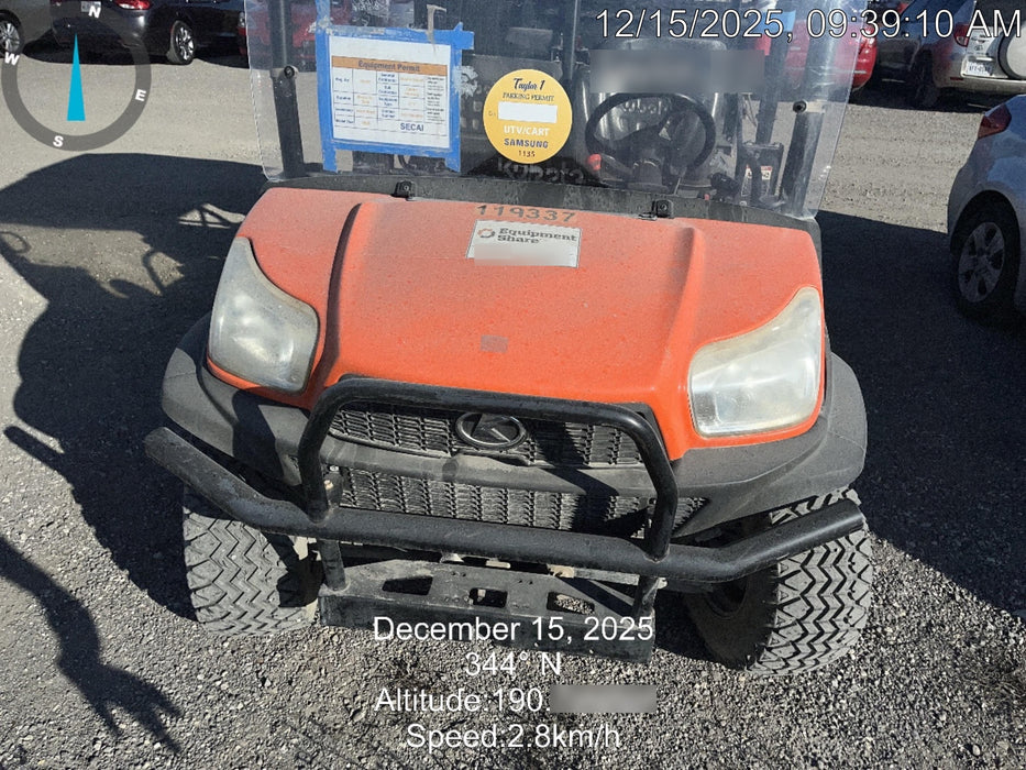 2020 Kubota RTV-X1140W-H Canopy, 4-Seater, Diesel, Windshield Acrylic Clear, LED Strobe, Backup Alarm