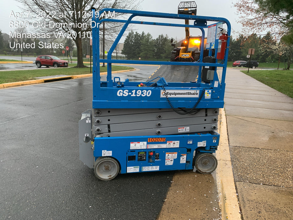 2020 Genie GS-1930 Fixed rails with chain entry gate - Pre A92.20