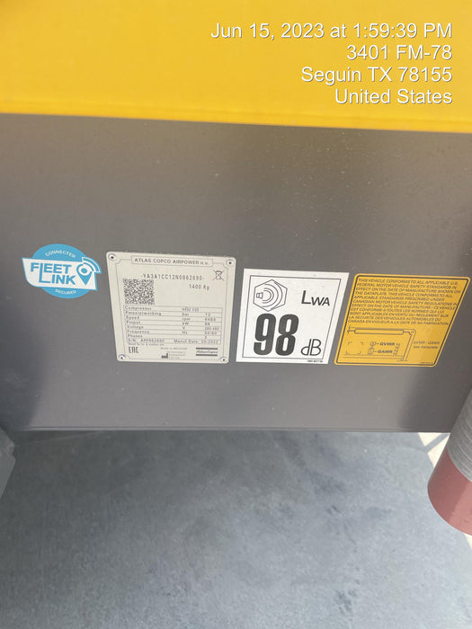 2022 ATLAS COPCO E-AIR H450