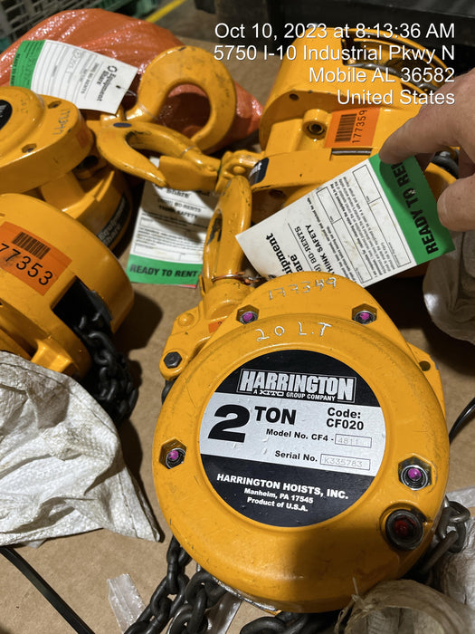 2021 HARRINGTON CF020-20