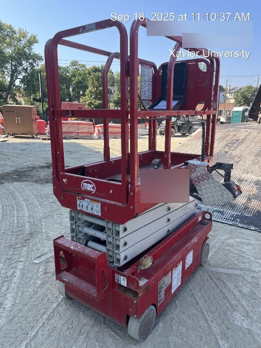 2017 MEC 1330SE 13' Scissor Lift w/Full 2 Year Extended Warranty