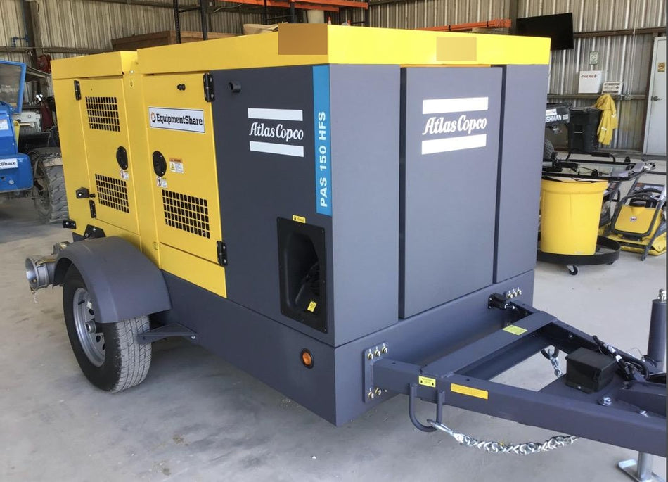2020 ATLAS COPCO PAS 150 HF CS Enclosed